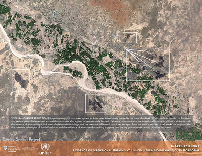 Satellite Images Confirm Destruction of Sudan Village Before Vote